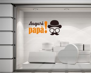 desivo per vetrine-auguri papà!
