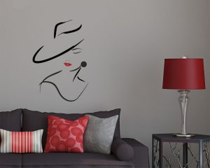 Adesivo murale-bellezza classica