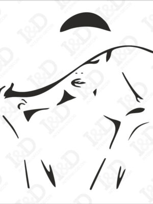 Donna di stile-adesivo murale