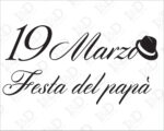 Adesivo per vetrine "FESTA DEL PAPÀ" - Vetrofania