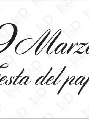 Festa del papà-adesivo per vetrine