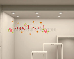 Adesivo per vetrine "PRIMAVERA DI PASQUA" - Vetrofania