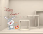 Adesivo per vetrine Pasqua "SWEET EASTER BUNNY" - Vetrofania