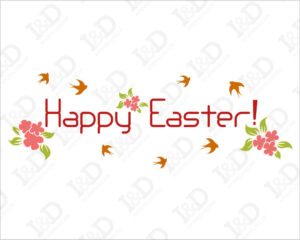 Primavera di Pasqua-adesivo per vetrine