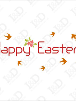 Primavera di Pasqua-adesivo per vetrine