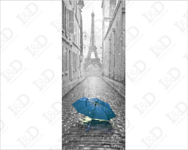 Rivestimento porta Parigi "PASSEGGIATA IN CITTÀ"