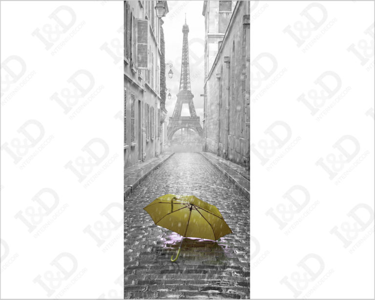 Rivestimento porta Parigi "PASSEGGIATA IN CITTÀ"