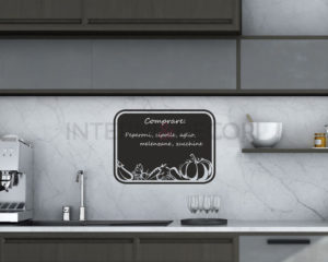 Lavagna adesiva-verdure di stagione