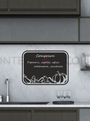 Adesivo lavagna da muro "VERDURE DI STAGIONE" - Lavagna adesiva
