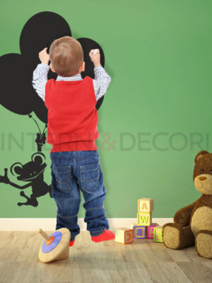 Adesivo lavagna rana "VOLANDO NEL CIELO" - Lavagna adesiva