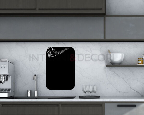 Adesivo lavagna da muro "BUON APPETITO DALLO CHEF" - Lavagna adesiva