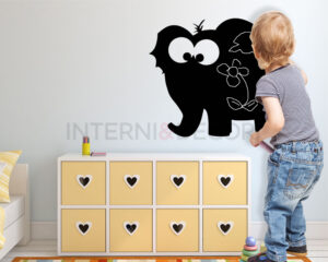 Adesivo lavagna bambini "UN SIMPATICO ELEFANTE" - Lavagna adesiva