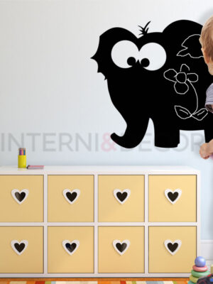 Adesivo lavagna bambini "UN SIMPATICO ELEFANTE" - Lavagna adesiva