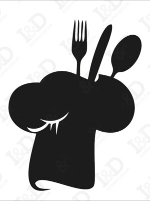 Lavagna adesiva-cappello da chef