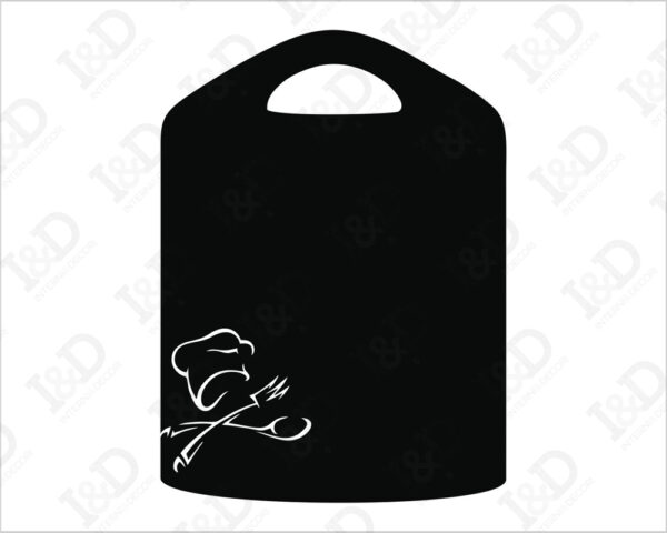 Adesivo lavagna da muro "TAGLIERE MEMO" - Lavagna adesiva