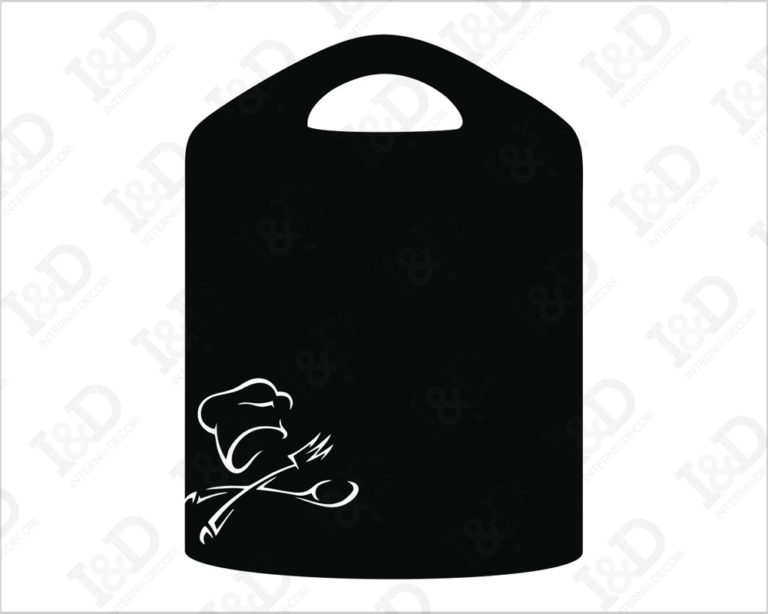 Adesivo lavagna da muro "TAGLIERE MEMO" - Lavagna adesiva