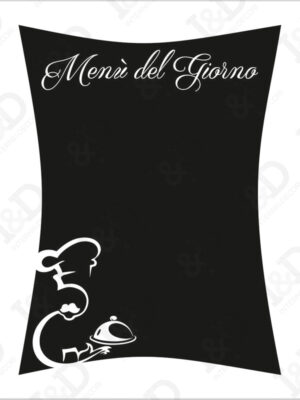 Menù del giorno-lavagna adesiva