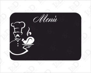 Il pranzo è servito!-lavagna adesiva