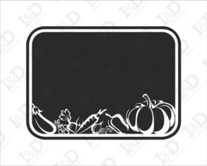 Verdure di stagione-lavagna adesiva