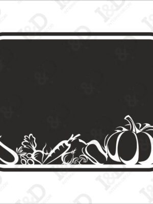 Verdure di stagione-lavagna adesiva