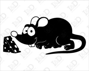 Un topolino goloso-lavagna adesiva