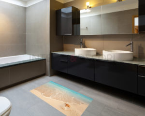 Adesivo per pavimenti-stella marina e conchiglia