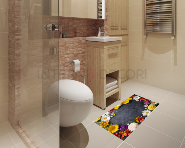 Adesivo per pavimenti "MARGHERITE COLORATE"