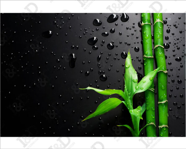 Adesivi per piastrelle bagno "RAMO DI BAMBOO" - Adesivo per pavimento