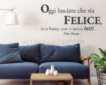 Adesivo da parete frase Pablo Neruda "ODE AL GIORNO FELICE"