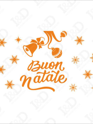 Tra fiocchi di neve-vetrofania