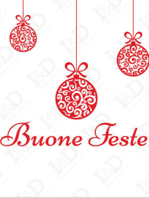 Festoni di Natale-vetrofania