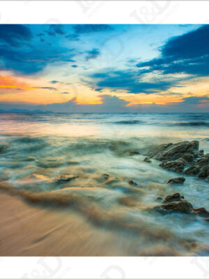 Tra il blu del cielo e del mare-stampa su tela