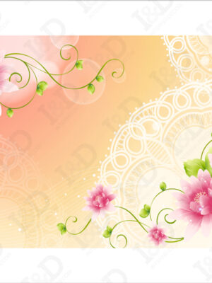 Dalie su sfondo arancio-stampa su tel