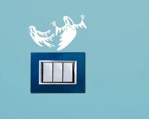 Mini sticker murale-fantasmi spaventosi