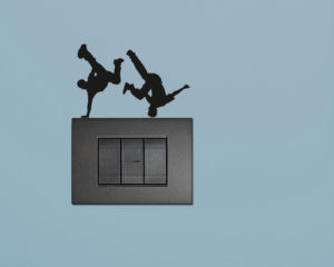 Mini sticker murale-freestyle