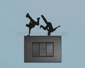 Adesivo per interruttori "FREESTYLE DANCE" - Mini sticker murale