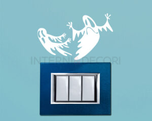 Adesivo per interruttori "FANTASMI SPAVENTOSI" - Mini sticker murale
