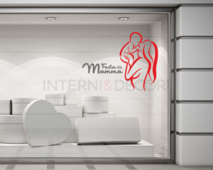 Adesivo per vetrine "AMORE DI MAMMA" - Vetrofania