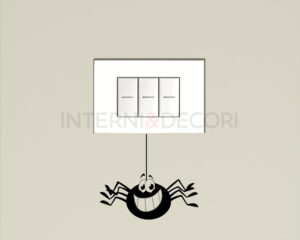 Adesivi per interruttori "RAGNETTO DISPETTOSO" - Mini sticker murale