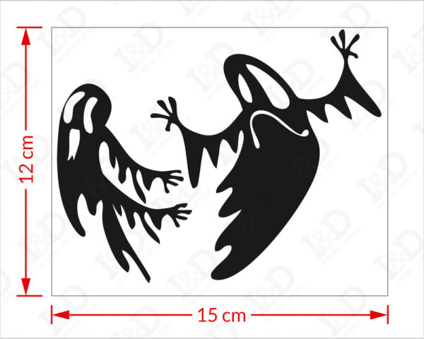 Adesivo per interruttori "FANTASMI SPAVENTOSI" - Mini sticker murale