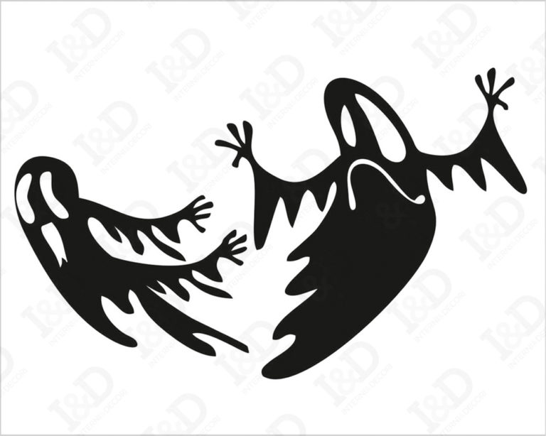 Adesivo per interruttori "FANTASMI SPAVENTOSI" - Mini sticker murale