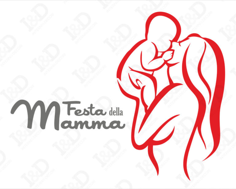 Adesivo per vetrine "AMORE DI MAMMA" - Vetrofania