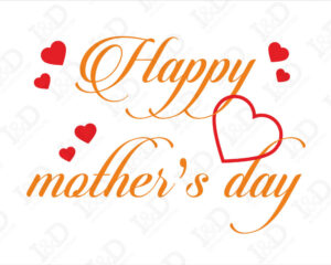 Cuori per la mamma-adesivo per vetrine