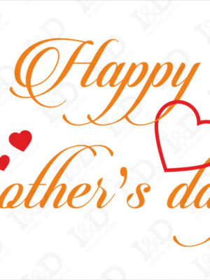 Cuori per la mamma-adesivo per vetrine