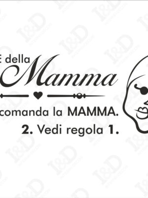 Le regole della mamma-adesivo murale
