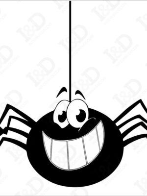 Ragnetto dispettoso-mini sticker murale