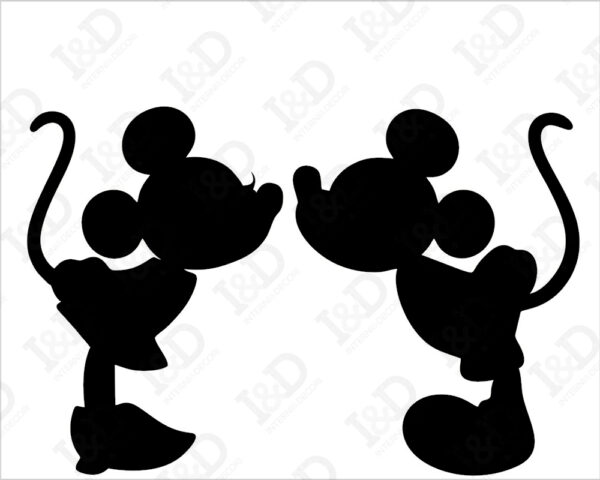 Adesivo murale Disney "TOPOLINO E MINNIE" - Mini sticker murale