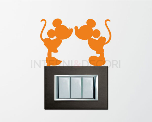 Adesivo murale Disney "TOPOLINO E MINNIE" - Mini sticker murale