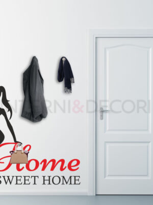 Adesivo murale appendiabiti "FASHION HANGER" - Appendiabiti design