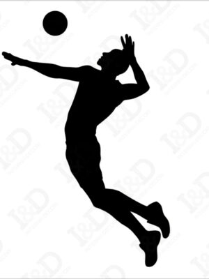 Giocatore di pallavolo-adesivo murale